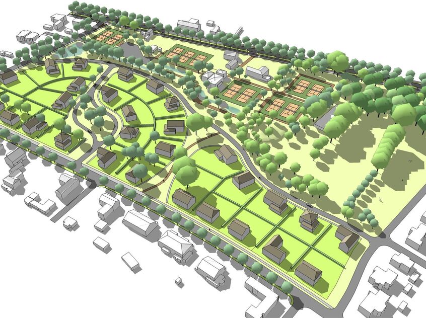 Verkaveling 'Schoone gevel' binnenland in Wezembeek-Oppem